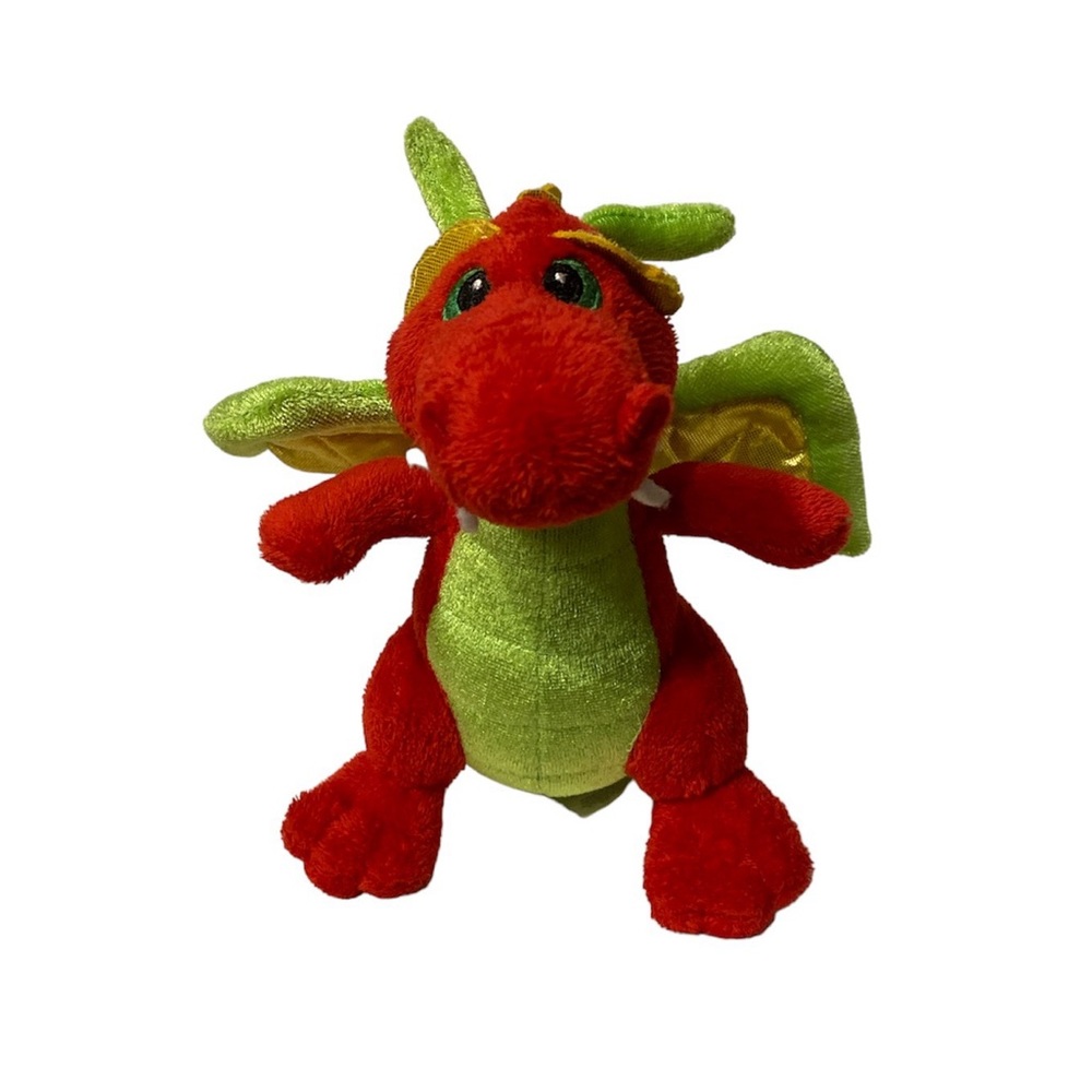 Aurora Dragon Plush Legendary Friends Stuffed Animal With Sound Red Toy 7in Roar